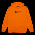 Real Script Hoodie  Safety Orange / Black