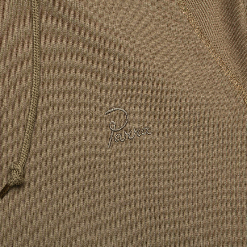 by Parra | Script Logo Hooded Sweatshirt Style # 50227 Color : Mushroom