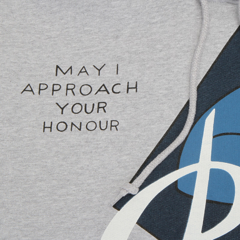 by Parra Self Defense Hooded Sweatshirt Heather Grey
