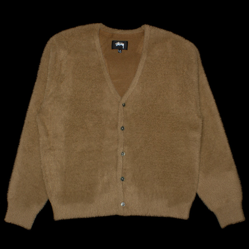 Stussy Shaggy Cardigan : Taupe