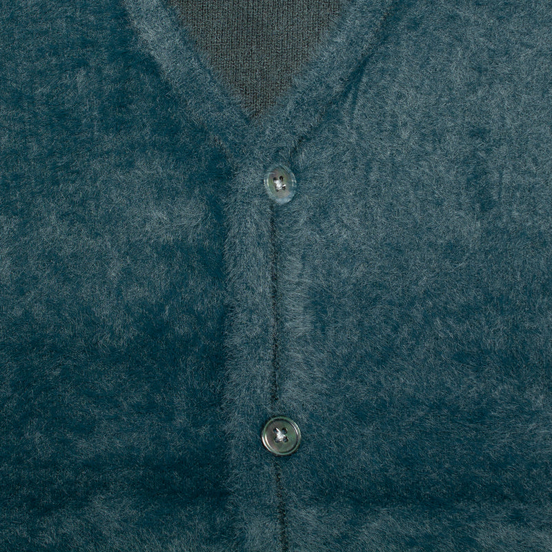 Stussy Shaggy Cardigan : Dark Green