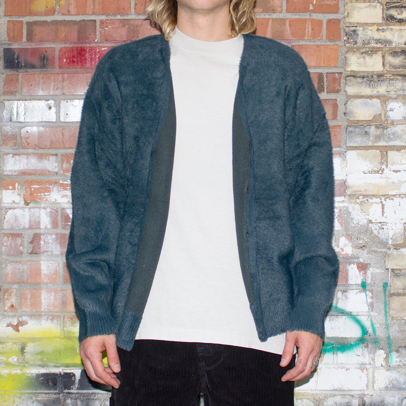 Stussy Shaggy Cardigan : Dark Green