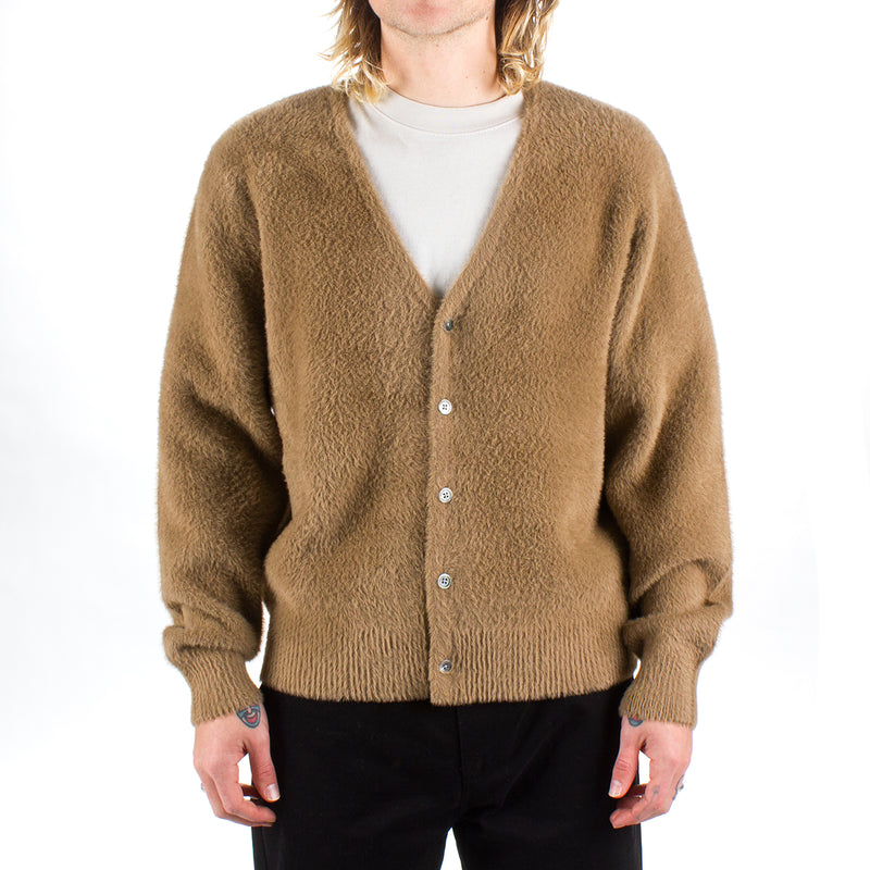 Stussy Shaggy Cardigan : Taupe