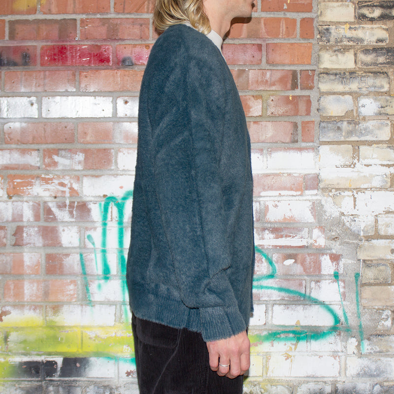 Stussy Shaggy Cardigan : Dark Green