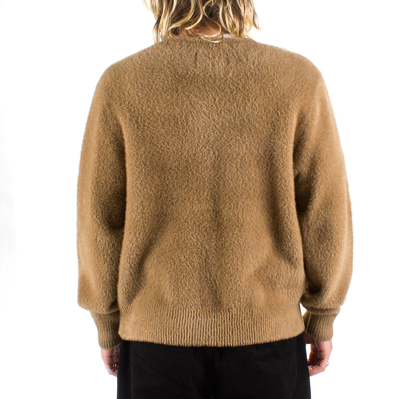 Stussy Shaggy Cardigan : Taupe