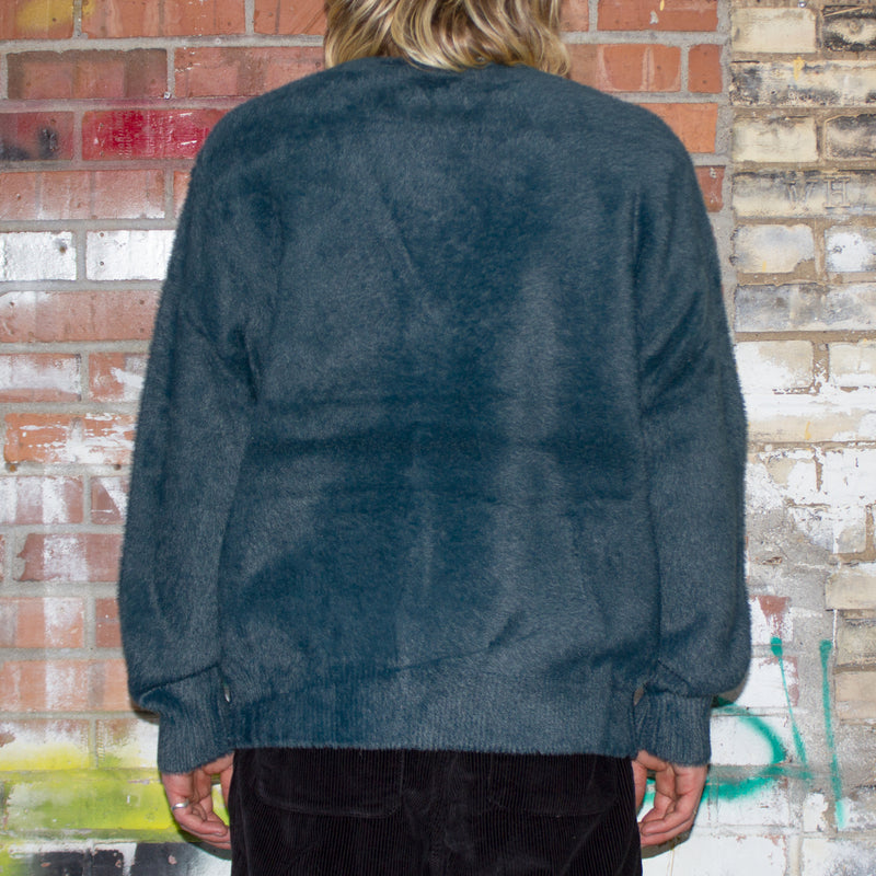Stussy Shaggy Cardigan : Dark Green