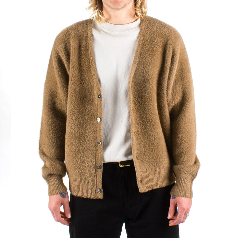 Stussy Shaggy Cardigan : Taupe
