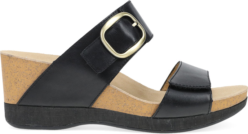 Shannon Black Burnished Nappa