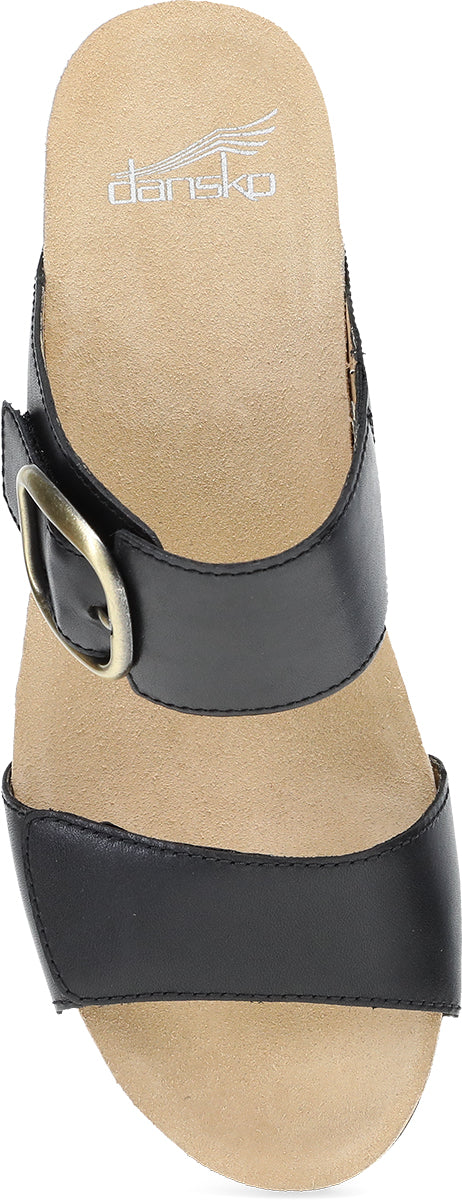 Shannon Black Burnished Nappa