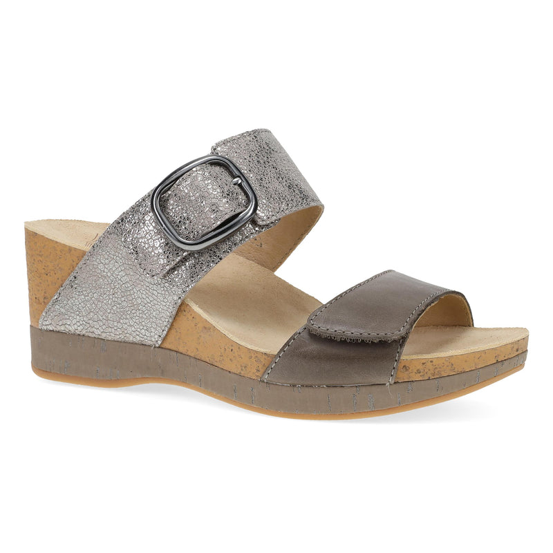 Primary image of Shannon Pewter/Taupe Leather