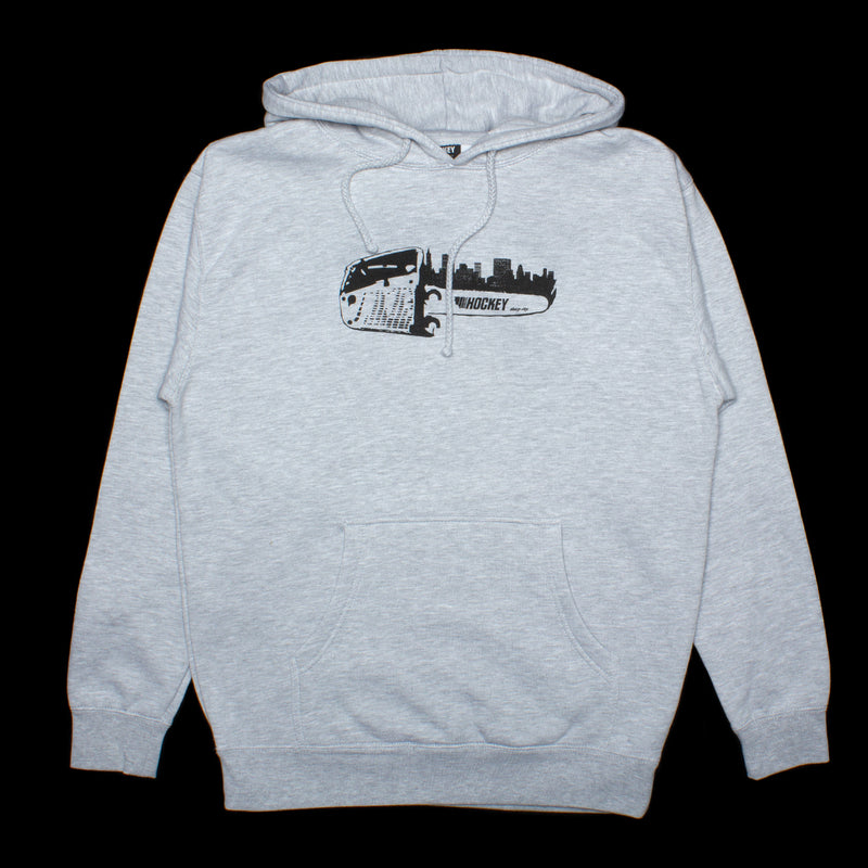 Hockey Sharp City Hoodie Color : Heather Grey