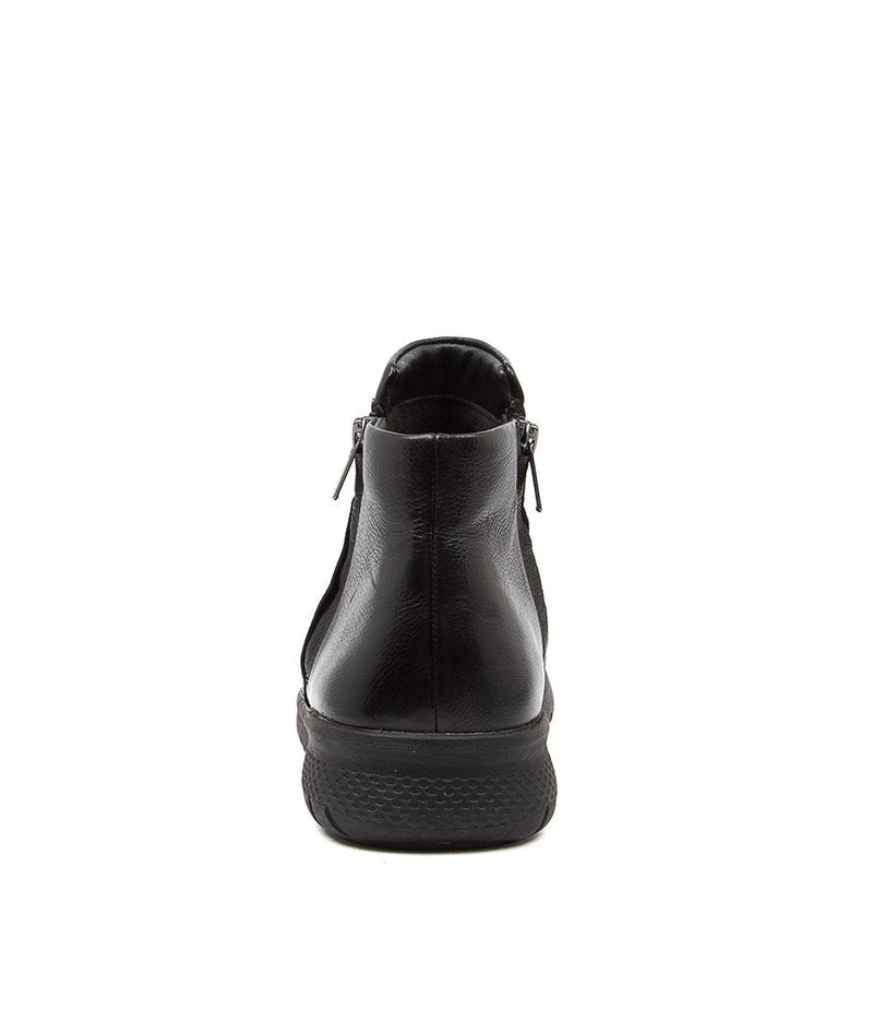 Women's Ziera Shayne in Black Leather sku: ZR10041BLALE