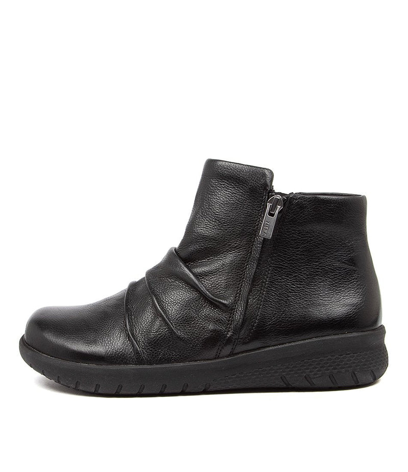 Women's Ziera Shayne in Black Leather sku: ZR10041BLALE