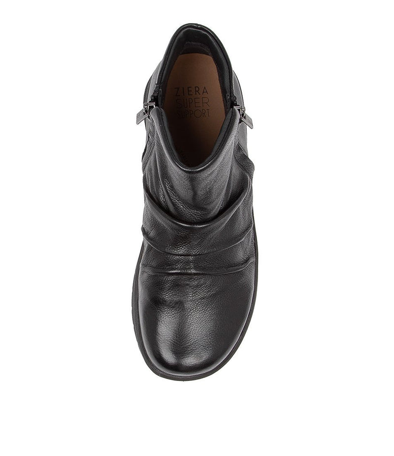 Women's Ziera Shayne in Black Leather sku: ZR10041BLALE
