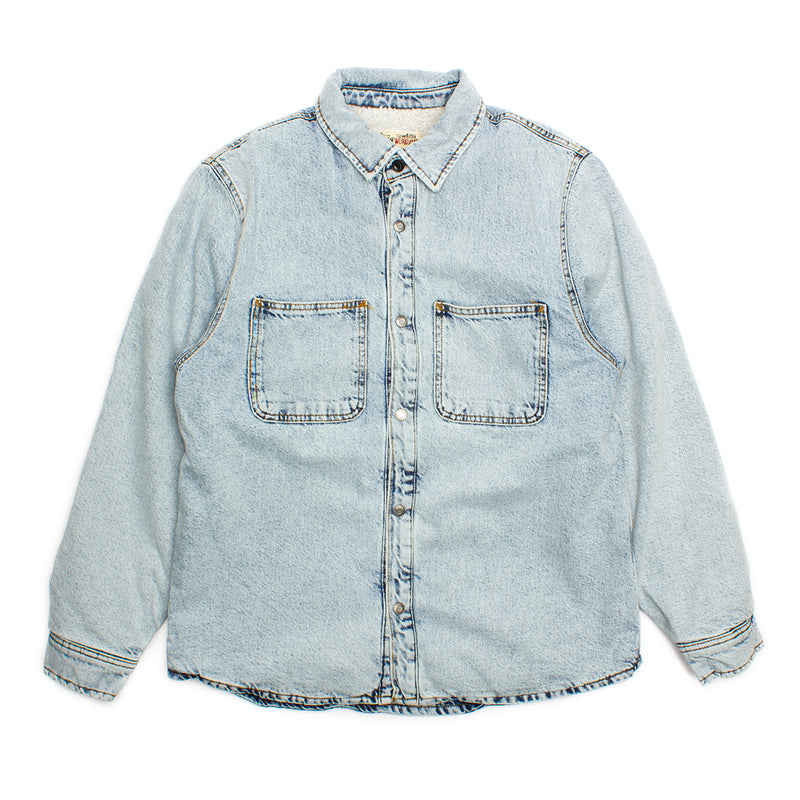 Sherpa Lined Denim Shirt
