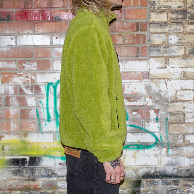 Stussy Sherpa Reversible Jacket Moss Green  Edit alt text