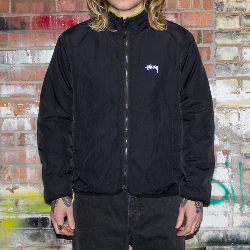 Stussy Sherpa Reversible Jacket Moss Green  Edit alt text