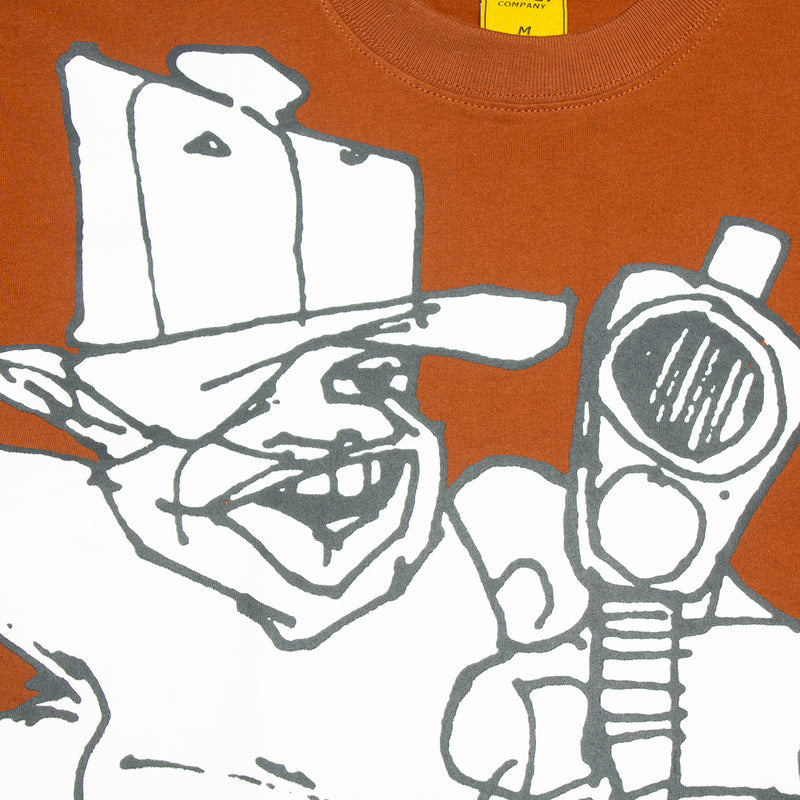 Carpet Company Shooter T-Shirt Color : Brown