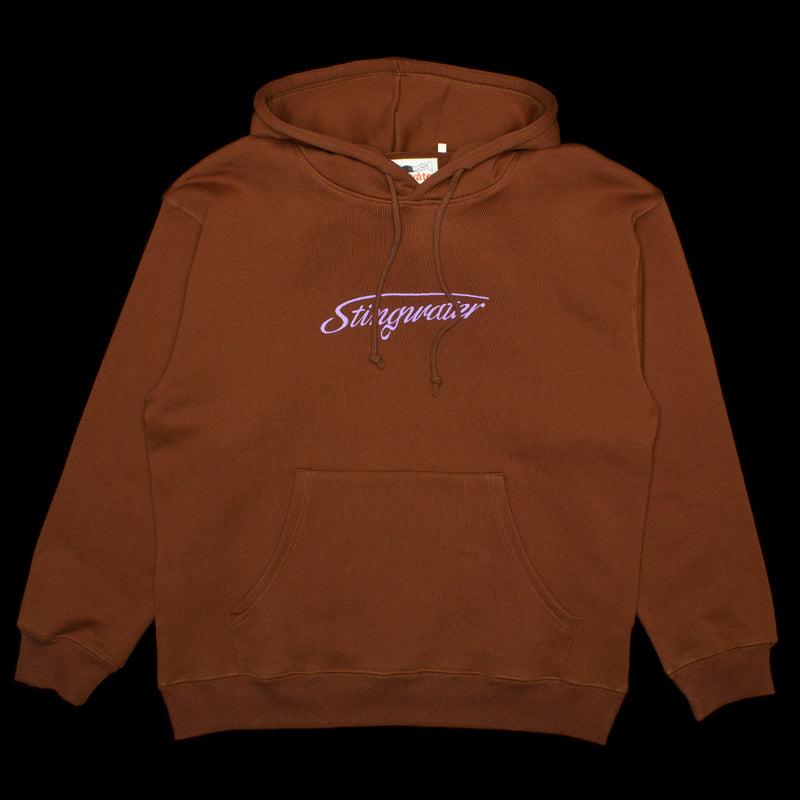 Stingwater Signature Logo Hoodie  Brown