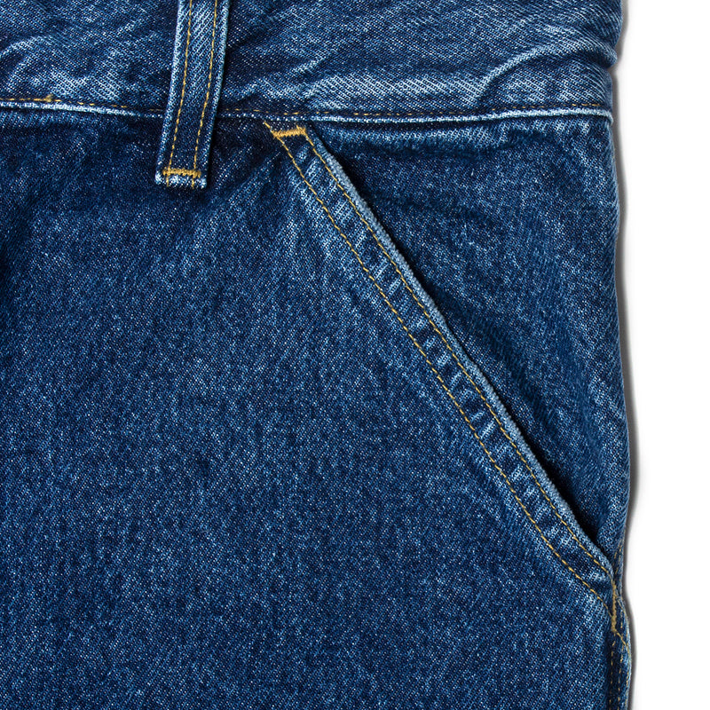 Carhartt WIP | Single Knee Pant Style # I032024-0106 Color : Blue (Stone Washed)