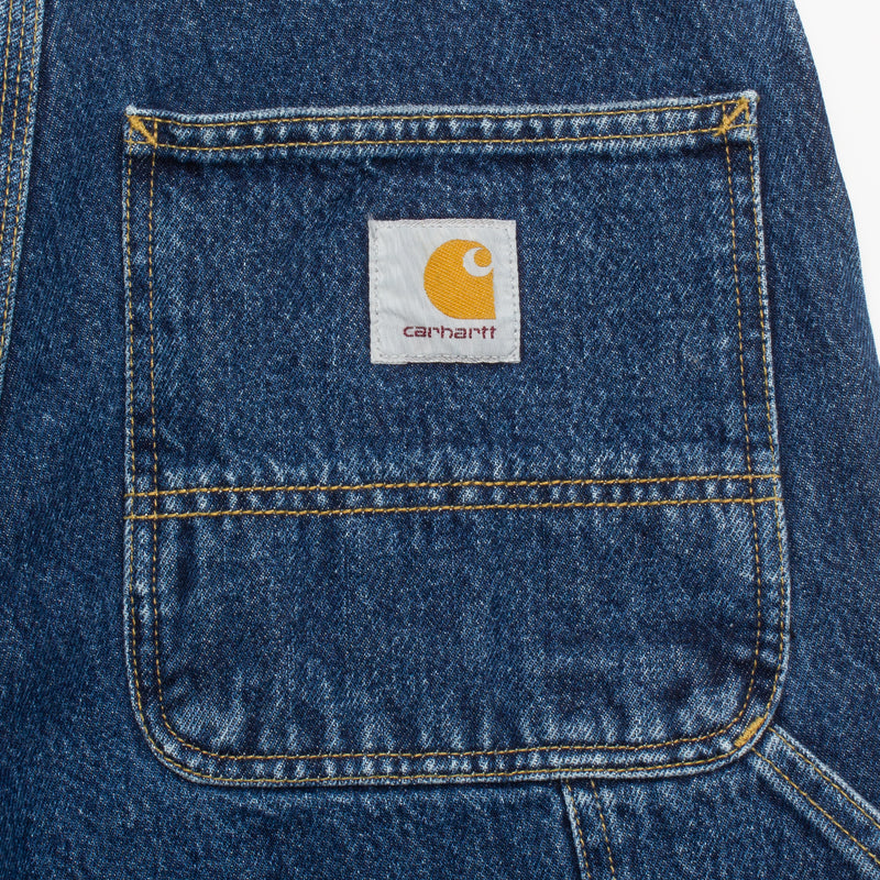 Carhartt WIP | Single Knee Short Style # I032026-0106 Color : Blue (Stone Washed)