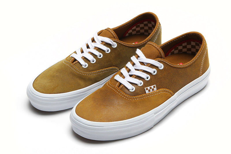Vans Skate Authentic Leather Golden Brown