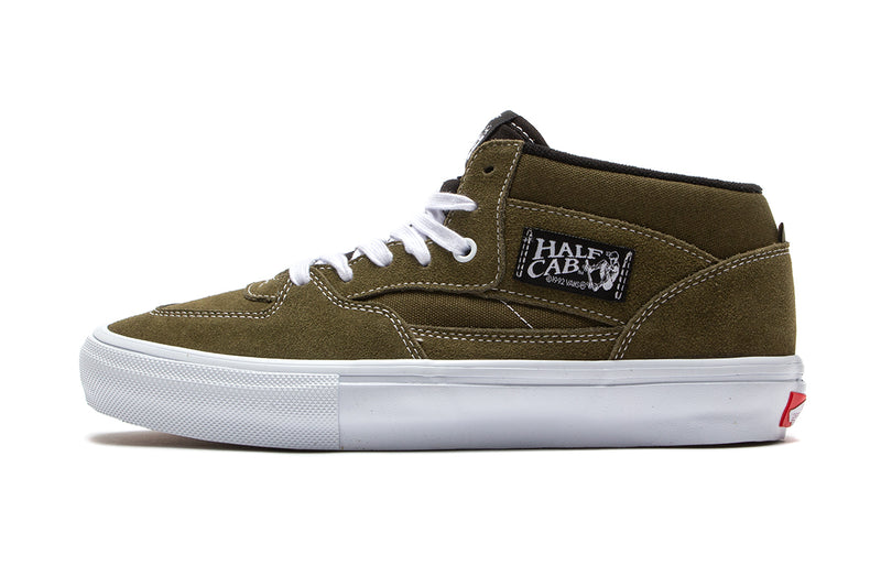 Vans Skate Half Cab Dark Olive / White  Edit alt text