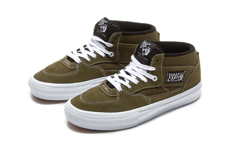 Vans Skate Half Cab Dark Olive / White  Edit alt text