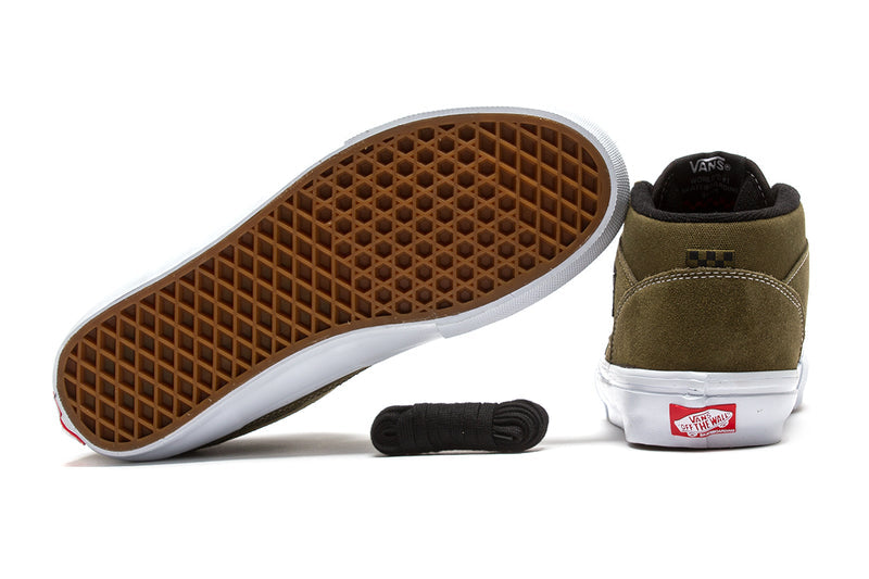 Vans Skate Half Cab Dark Olive / White  Edit alt text