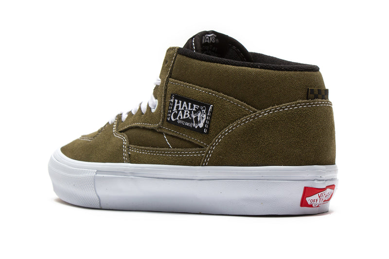 Vans Skate Half Cab Dark Olive / White  Edit alt text