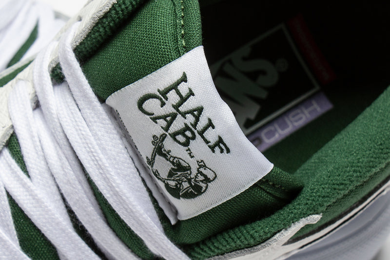 Vans Skate Half Cab Style # VN0A5FCB1O71 Color : White / Green
