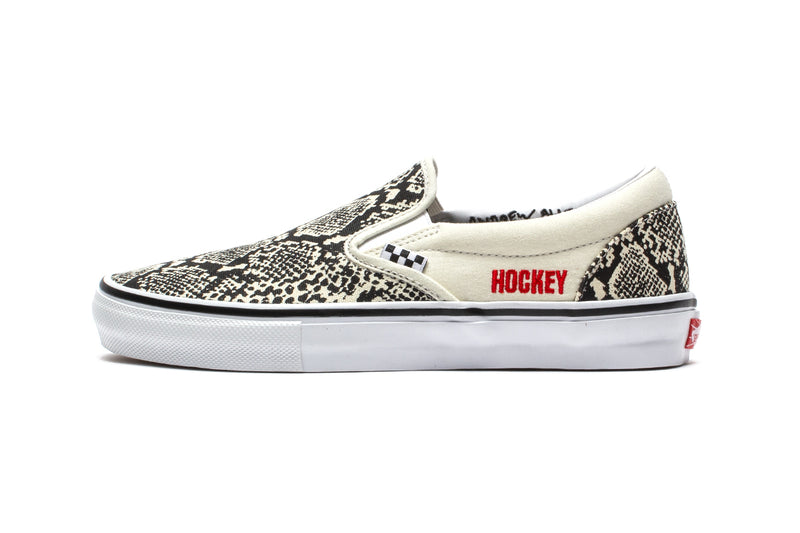 Vans | Skate Slip-On x Hockey Style # VN0A5FCA7W11 Color : White / Black