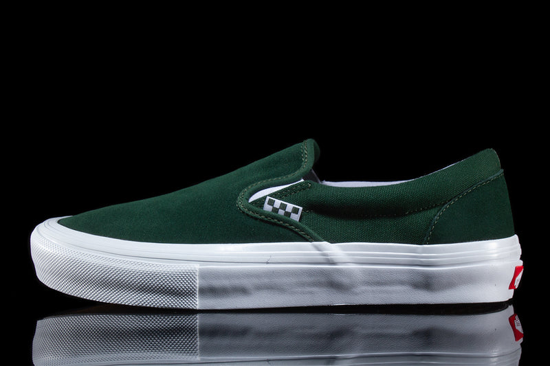 Vans Skate Slip-On : Green / White