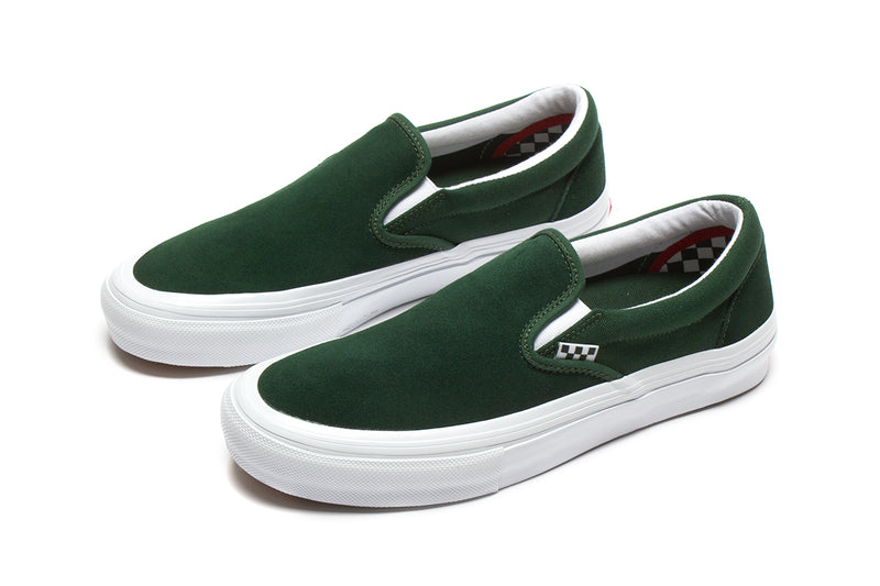 Vans Skate Slip-On : Green / White