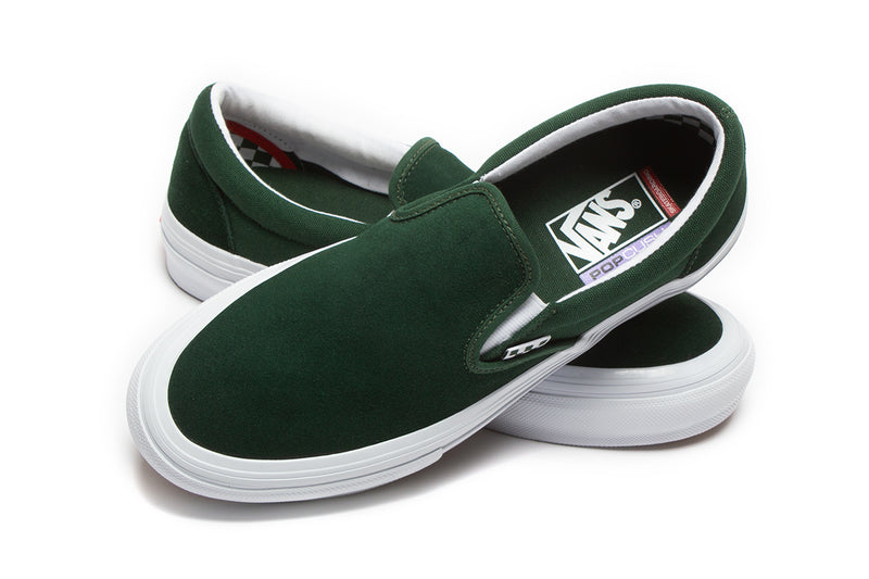 Vans Skate Slip-On : Green / White