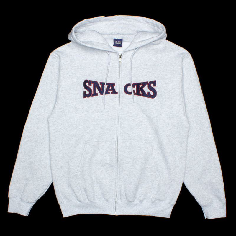 Quartersnacks Snacks Full-Zip Hoodie Grey