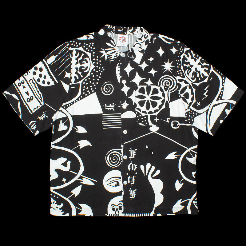 Polar Spiral Shirt  Black / White