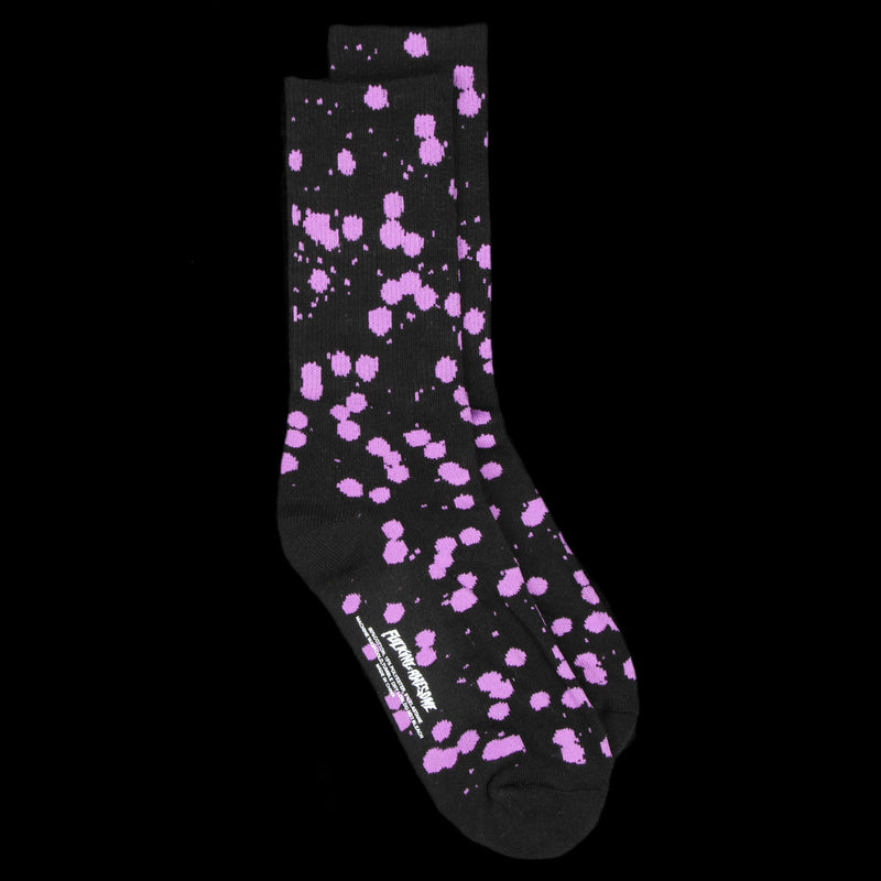 Fucking Awesome Splat Sock Black