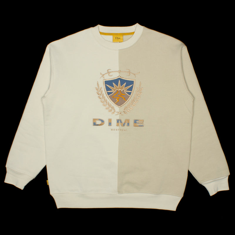 Dime Split Crest Crewneck