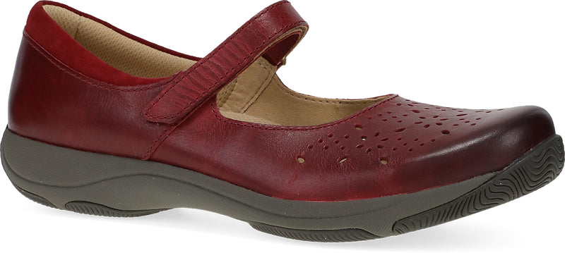 Stacy Red Waxy Burnished