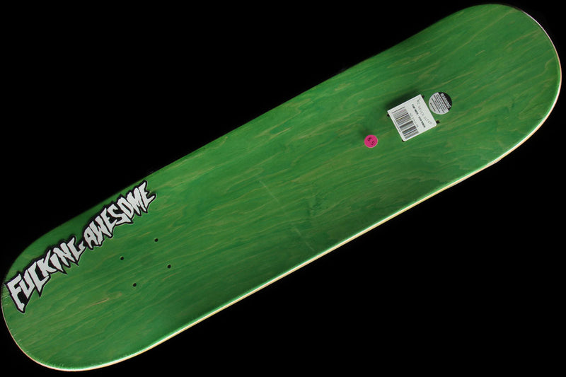 Fucking Awesome Stamp Emboss Silver Rainbow Deck 8.5"