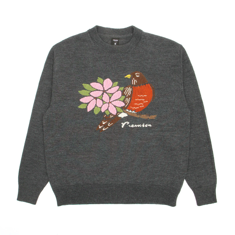 Premier State Knit Sweater Gray