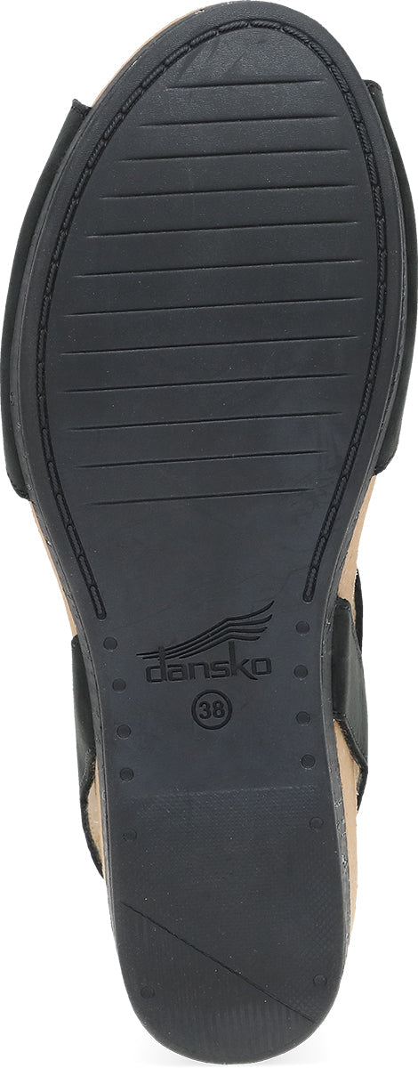Stella Black Milled Nubuck