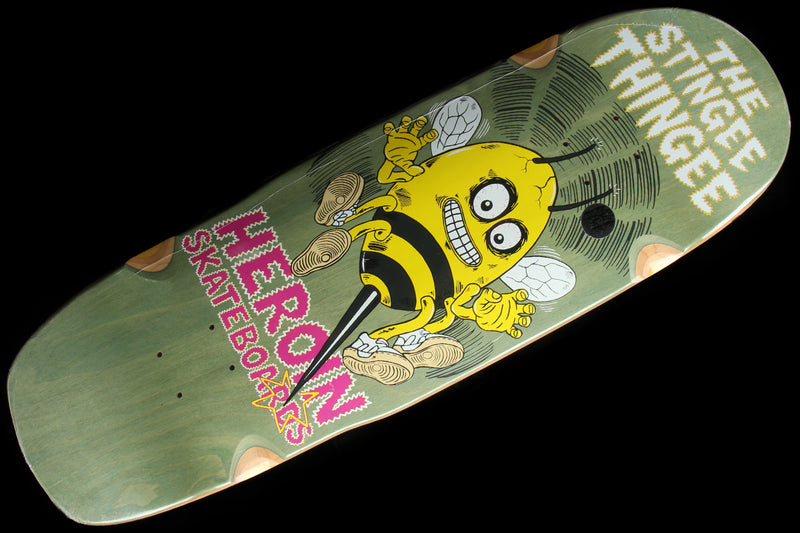 Heroin Stingee Thingee Green Deck 9.8"