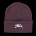 Stussy Stock Cuff Beanie Style # 1321020 Color : Eggplant