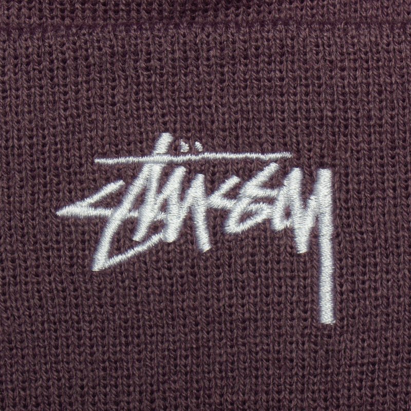 Stussy Stock Cuff Beanie Style # 1321020 Color : Eggplant