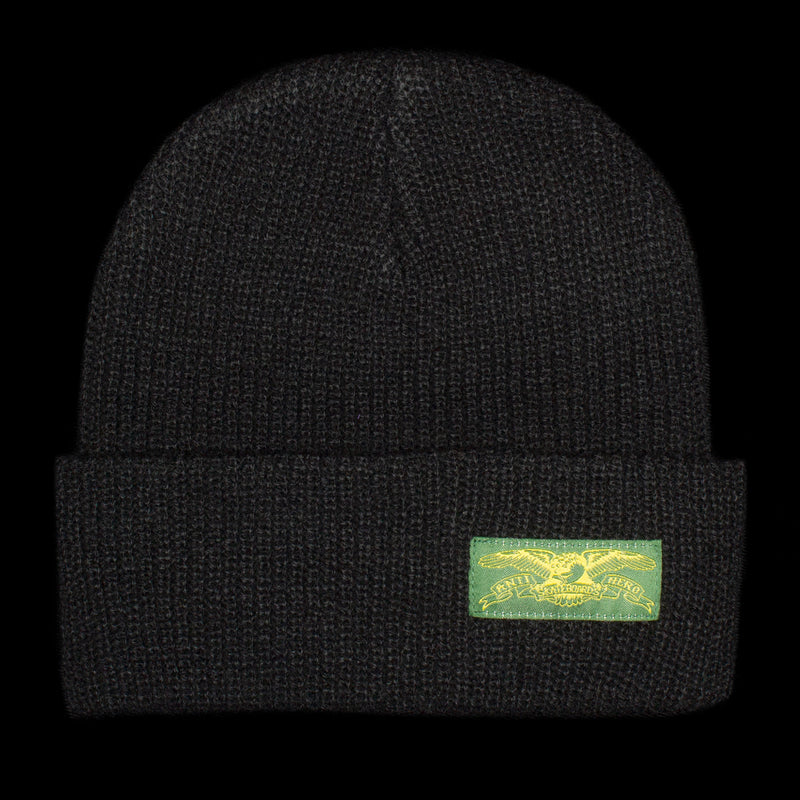 Anti Hero | Stock Eagle Beanie Color : Black / Yellow