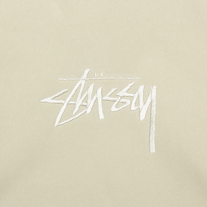 Stussy Stock Logo App. Hoodie Putty