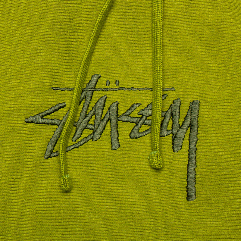 Stussy Stock Logo App. Hoodie : Moss
