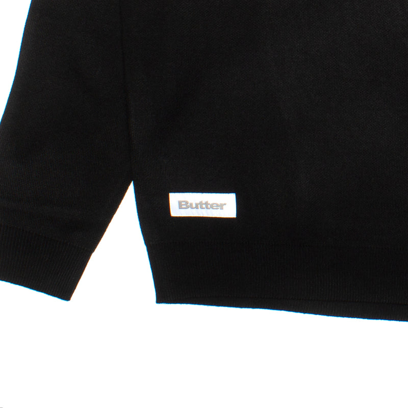 Butter Goods Stripe Knit Sweater Color : Black